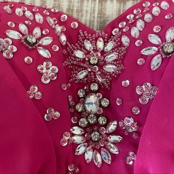 Nox Formal Sequence Embossed Gown - Picture 1 of 6